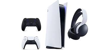 بلايستيشن 5 (إصدار الأقراص) مع ذراعين وسماعه 